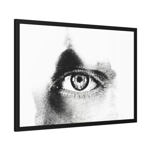 93854-641.jpg Eye Black and White Framed Poster