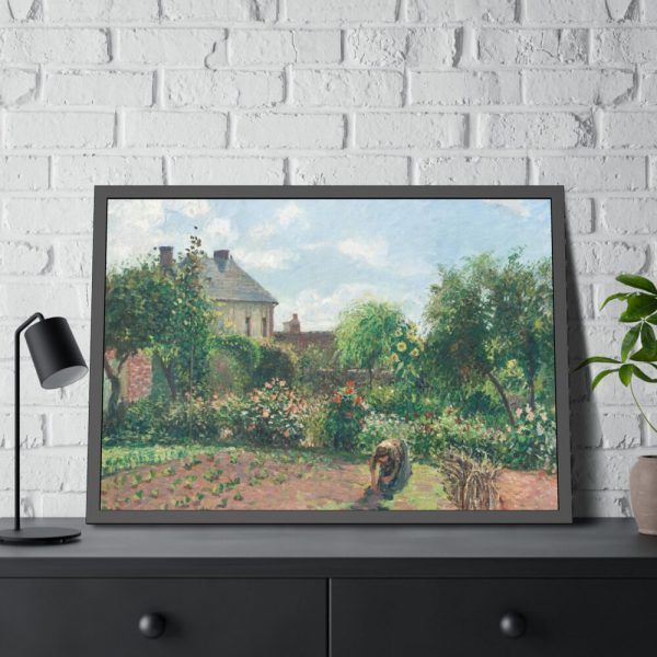 93854-647.jpg The Artist's Garden Camille Pissarro Framed Poster