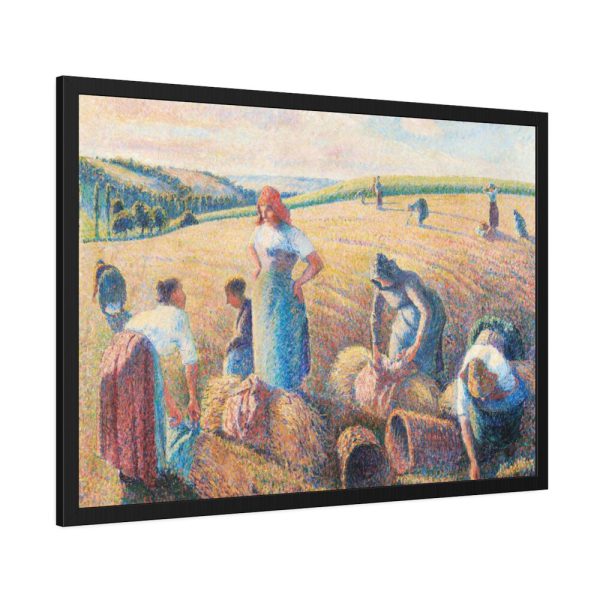 93854-649.jpg The Gleaners by Camille Pissarro Framed Poster