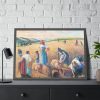 93854-651.jpg The Gleaners by Camille Pissarro Framed Poster