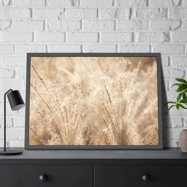 93854-659.jpg Wheat Crops Framed Poster