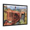 93854-661.jpg Old Antique Abandoned Tractor Framed Poster