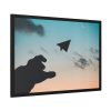 Paper Plane in Sky  Framed Poster