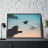 Paper Plane in Sky  Framed Poster