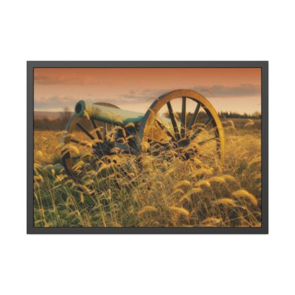 Antietam Maryland Cannon Framed Poster