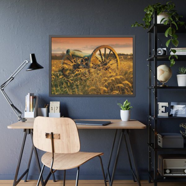 93854-682.jpg Antietam Maryland Cannon Framed Poster