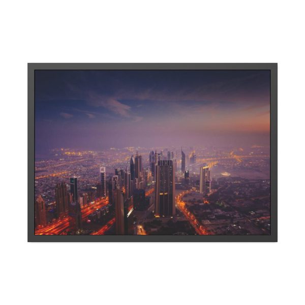 93854-80.jpg Dubai at Sunrise Framed Poster
