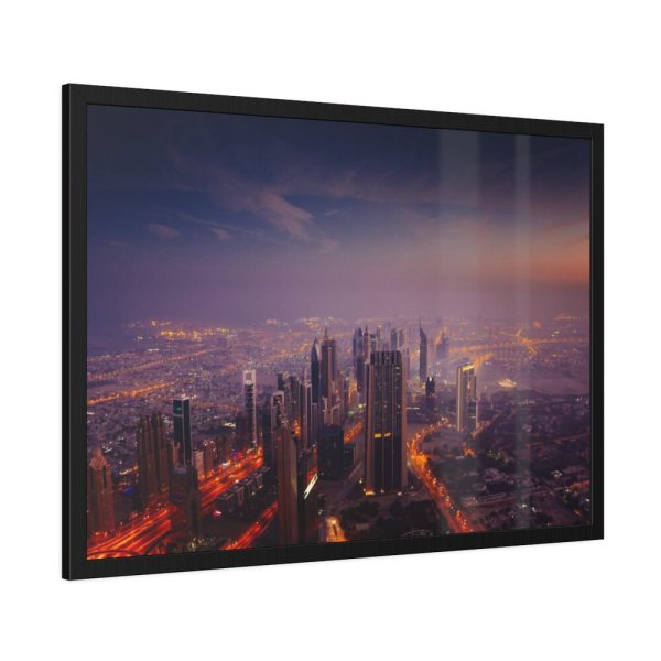 93854-81.jpg Dubai at Sunrise Framed Poster