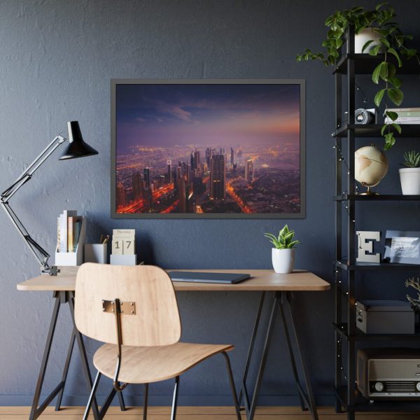 93854-82.jpg Dubai at Sunrise Framed Poster