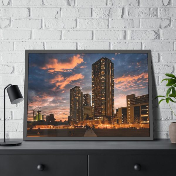 Ikebukuro Tokyo Sunset Framed Poster