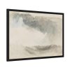 93855-173.jpg Clouds, Rain and Waves With Washes of Grey and Blue Framed Poster