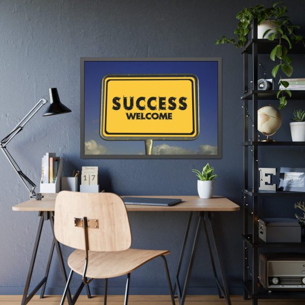 93855-18.jpg Success Welcome Invitation Framed Poster