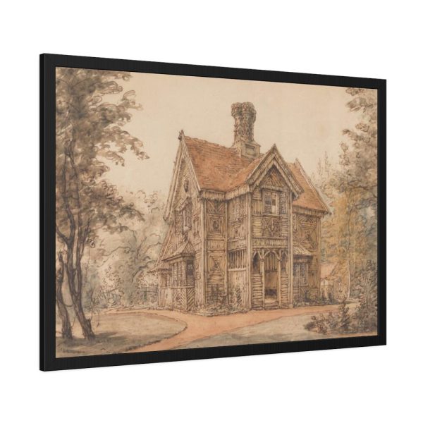 93855-189.jpg A Lodge at Cassiobury by William Henry Hunt Framed Poster