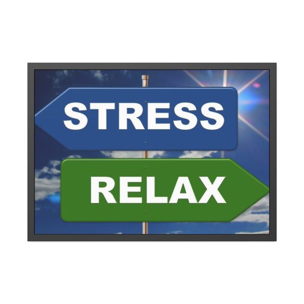 93855-20.jpg Stress Relax Voltage Framed Poster