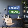 93855-22.jpg Stress Relax Voltage Framed Poster