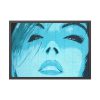 93855-220.jpg Blue Womans Face Framed Poster