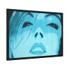93855-221.jpg Blue Womans Face Framed Poster