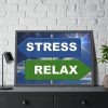 93855-23.jpg Stress Relax Voltage Framed Poster