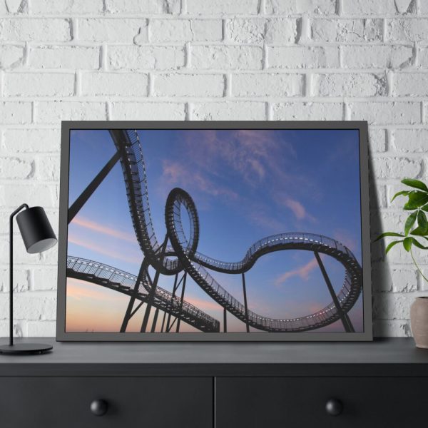 93855-275.jpg Roller Coaster Framed Poster
