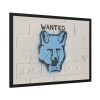 93855-289.jpg Graffiti Fox Framed Poster