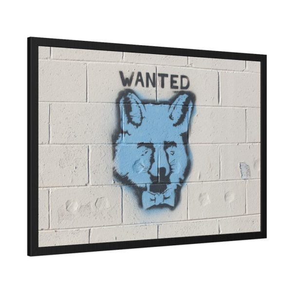 93855-289.jpg Graffiti Fox Framed Poster