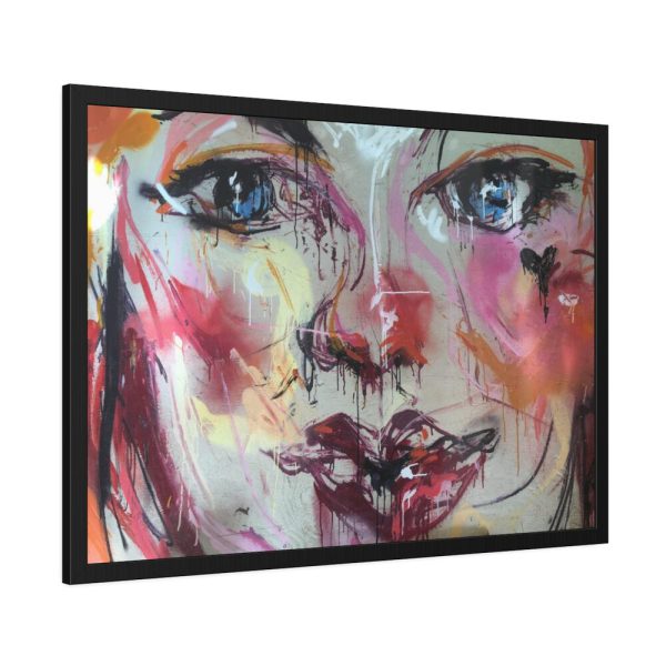 93855-293.jpg Face Painting Abstract Graffiti Framed Poster