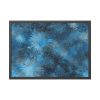 Аrt Painting Blue Blob Framed Poster