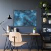 Аrt Painting Blue Blob Framed Poster