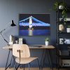 Blur Bridge Framed Poster