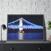 Blur Bridge Framed Poster