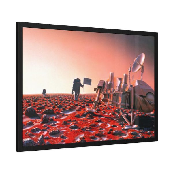 93855-313.jpg Astronauts Approach Viking 2 Framed Poster