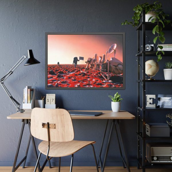 93855-314.jpg Astronauts Approach Viking 2 Framed Poster