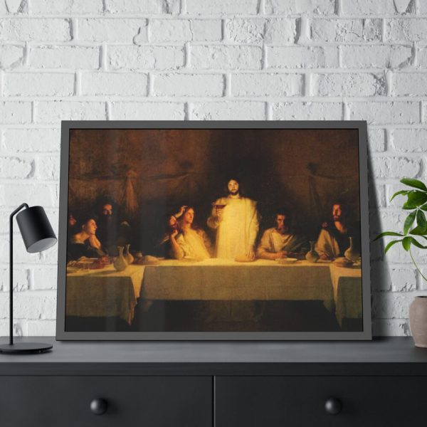 93855-327.jpg Bouveret Last Supper Framed Poster