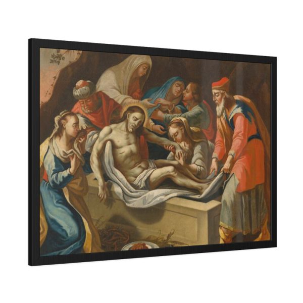 Entombment of Christ Framed Poster