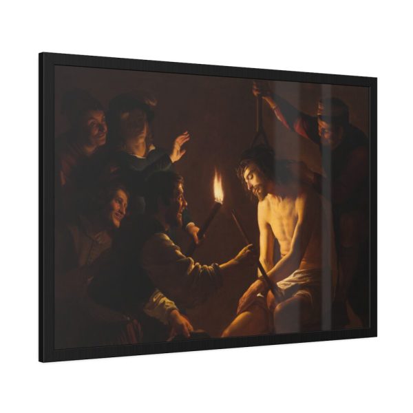 93855-341.jpg The Mocking of Christ by Gerrit van Honthorst Framed Poster