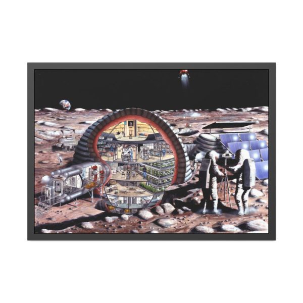 93855-344.jpg Inflatable Module for Lunar Base Framed Poster