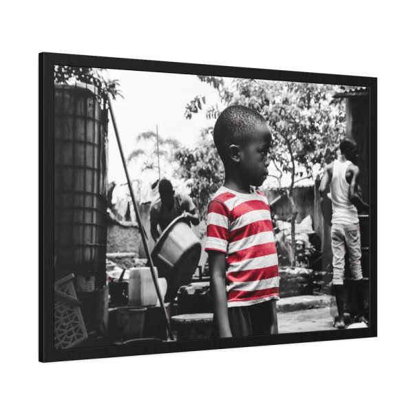 Sad Kid Framed Poster