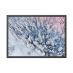 Winter Frozen Fir Tree Aerial View Framed Poster - Image 5