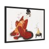 93855-389.jpg Japanese Woman Making a Flower Arrangement Framed Poster