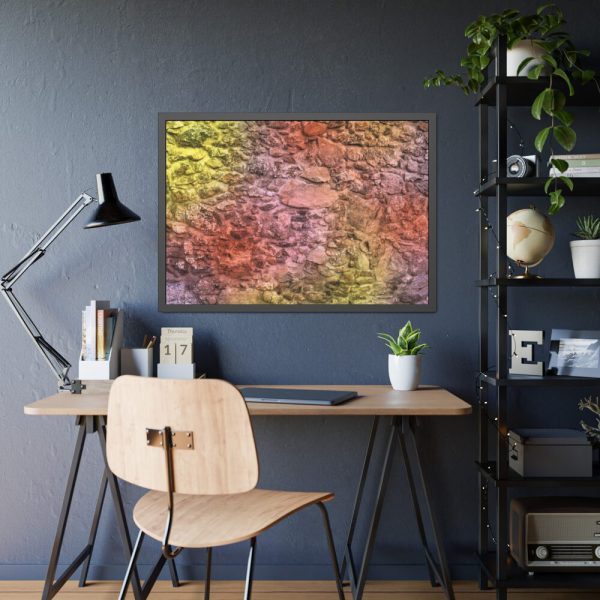 93855-402.jpg Stones and Paint Framed Poster