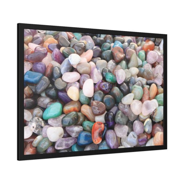 93855-409.jpg Colorful Stones Framed Poster