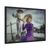 93855-417.jpg Asian Hat Dress Framed Poster