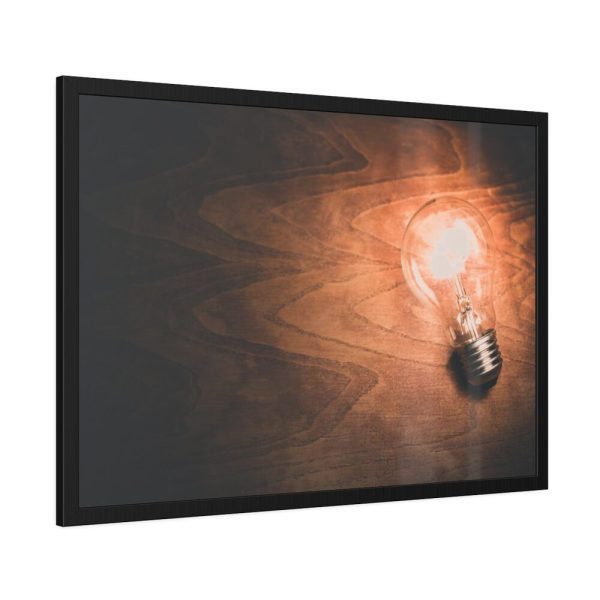 93855-421.jpg Lightbulb Framed Poster