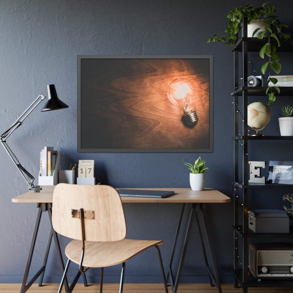 93855-422.jpg Lightbulb Framed Poster
