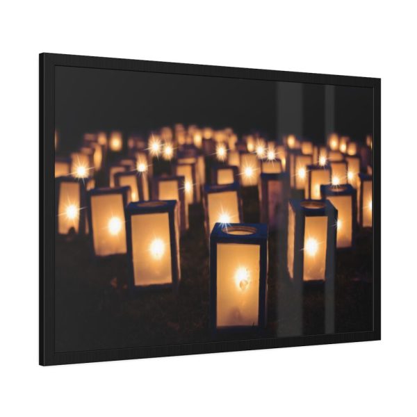 93855-425.jpg Candle Decoration Framed Poster