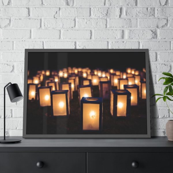 93855-427.jpg Candle Decoration Framed Poster