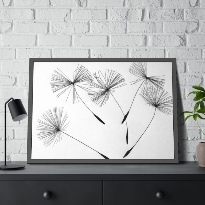Dandelion Flower Framed Poster - Image 8