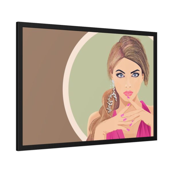 93855-449.jpg Fashion Girl Framed Poster