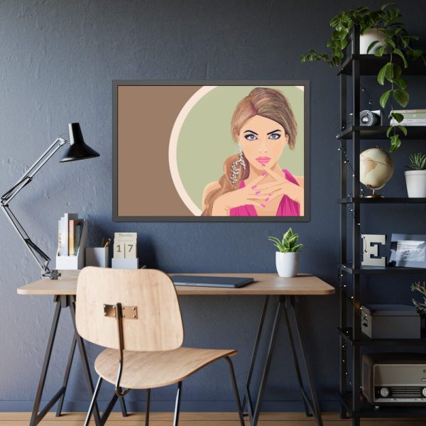 93855-450.jpg Fashion Girl Framed Poster