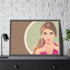 93855-451.jpg Fashion Girl Framed Poster